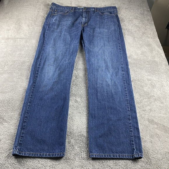Levi's Other - Levis 569 Loose Straight Fit Jeans Mens 38x31 Blue Medium Wash Denim Mid Rise